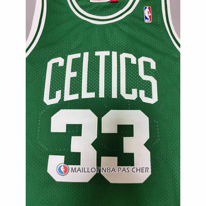 Maillot Boston Celtics Larry Bird NO 33 Mitchell & Ness 1985-86 Vert